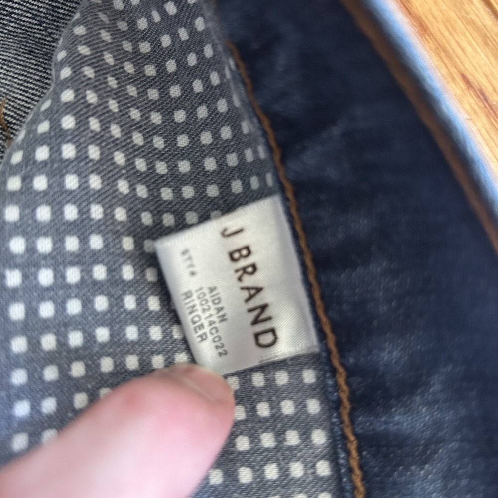 J BRAND Jeans Women's Size 31 Aidan Ringer Indigo Medium Wash Cotton - Picture 6 of 13
